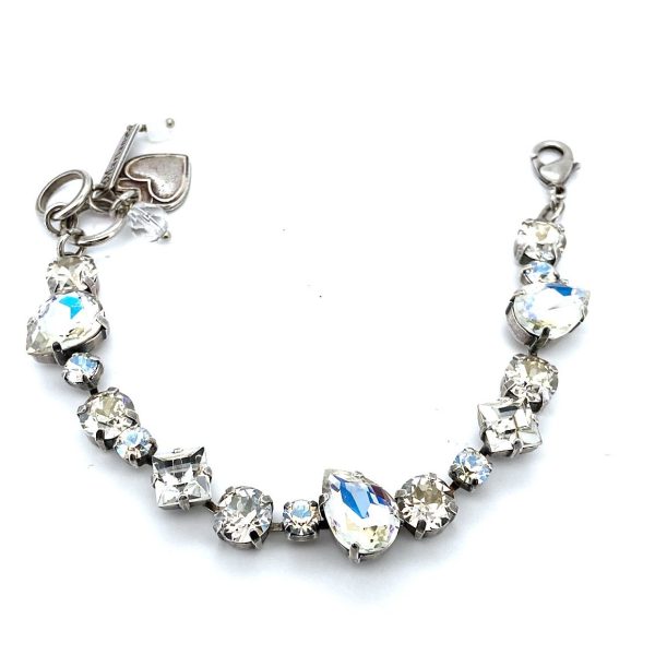Bracelet By Mariana My Treasures Coll. Brilliant Moonlight Swarovski Crystals - SP