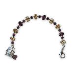 Bracelet By Mariana Woman Beautiful Amethyst and Colorado Topaz Swarovski Crystals - Image 3