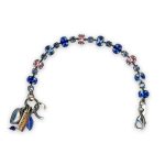 Bracelet by Mariana Kiss From A Rose Coll. Lovely Lt Rose, Capri Blue, & Sapphire Austrian Crystals - Image 3