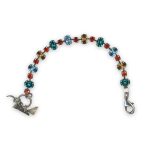 Bracelet by Mariana Afterlight Coll. Adorable Blue Zircon, Aquamarine, Golden Shadow, & Hyacinth Austrian Crystals - Image 3