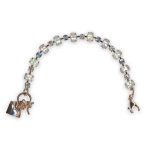 Bracelet by Mariana Aura Coll. Timeless White Opal, Clear, & AB Austrian Crystals - Image 2