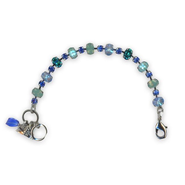 Bracelet by Mariana Serenity Joy Of Life Coll. Shimmering Ocean Delite, Laguna Delite, Pacific Opal, Blue Zircon, & Capri Blue Austrian Crystals