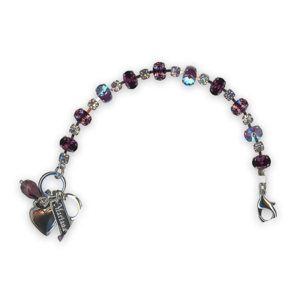 Bracelet by Mariana Misty/Wildberry Coll. Elegant Purple Velvet, Sun Kissed Plum, & Vitral Lt Austrian Crystals