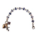 Bracelet by Mariana Romance Joy Of Life Coll. Glamorous Violet, Tanzanite, & Pearl Austrian Crystals