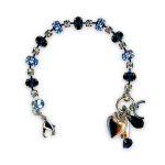 Bracelet by Mariana Blue Montana Clear Coll. Sophisticate Montana Blue, Lt Blue, & Clear Austrian Crystals - Image 2