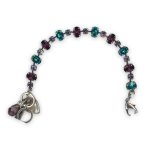 Bracelet by Mariana Peacock Nature Coll. Glamorous Amethyst, Indicolite, & Tanzanite Austrian Crystals - Image 3