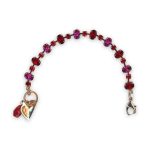 Bracelet by Mariana Firefly Natures Coll. Stunning Red & Fuchsia Austrian Crystals