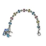 Bracelet By Mariana Woman Adorable Aquamarine and Rose Swarovski Crystals - Image 2