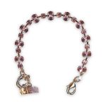 Bracelet By Mariana Woman Lovely Lt Rose Swarovski Crystals - Image 3