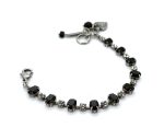 Bracelet By Mariana Woman Exquisite Jet Black and Clear Swarovski Crystals - Image 7