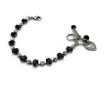 Bracelet By Mariana Woman Exquisite Jet Black and Clear Swarovski Crystals - Image 6