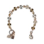 Bracelet by Mariana Barbados Coll. Elegant Golden Shadow, Cream Pearl, & Clear Austrian Crystals - Image 3