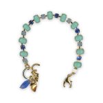 Bracelet by Mariana Woman Elegant Turquoise and Air Blue Opal Swarovski Crystals - Image 3