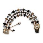 Bracelet By Mariana Woman Glamorous Jet, Morion and Golden Shadow Swarovski Crystals