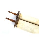 Authentic 36 cm Tifara Torah Scroll From Poland 150 Years of Jewish Tradition - Image 4