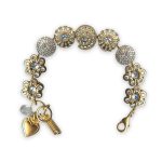 Bracelet by Mariana My Treasures Coll. Timeless Moonlight Swarovski Crystals