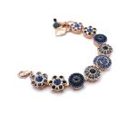 Bracelet By Mariana Woman Alluring Sapphire and Montana Blue Swarovski Crystals - Image 3