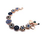 Bracelet By Mariana Woman Alluring Sapphire and Montana Blue Swarovski Crystals - Image 2