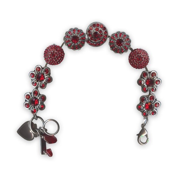 Bracelet by Mariana Primrose Coll. Stunning Siam Swarovski Crystals