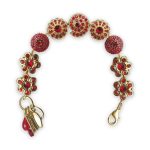 Bracelet by Mariana My Treasures Coll. Glamorous Siam & Lt Siam Swarovski Crystals - Image 2