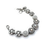 Bracelet By Mariana Woman Classy Moonstone and Shell Swarovski Crystals - Image 2