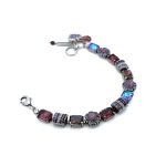 Bracelet By Mariana Woman Charming Plum, Purple and Lilac Swarovski Crystals - Image 2