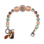 Bracelet By Mariana Woman Gorgeous Sun Kissed Peach and Opal Swarovski Crystals - Image 2