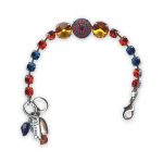 Bracelet by Mariana My Treasures Coll. Stunning Hyacinth, Sapphire, & Orange Swarovski Crystals - Image 3