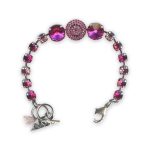 Bracelet by Mariana Saba Coll. Sassy Fuchsia, Lt Rose, & Rose Swarovski Crystals