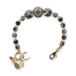 Bracelet by Mariana Black Diamond Coll. Elegant Black Diamond, Jet, & Jet Hematite Swarovski Crystals - Image 2