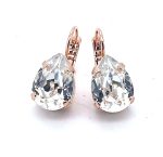 Earrings By Mariana Woman Glamorous Clear Pear Shape Swarovski Crystals - Image 3