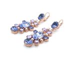 Earrings By Mariana Romance Joy Of Life Coll. Violet, Violet Opal, & Pearl Swarovski Crystals - Image 3