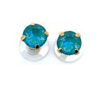 Earrings By Mariana My Treasures Coll. Gorgeous Sun Kissed Laguna Swarovski Crystals - YG - Image 3