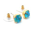 Earrings By Mariana My Treasures Coll. Gorgeous Sun Kissed Laguna Swarovski Crystals - YG - Image 2