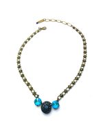 Necklace Pendant By Mariana My Treasures Coll. Montana Blue & Indicolite Swarovski Crystals - Image 3
