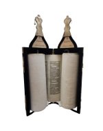 Torah Scroll Worthy of Repair Beautiful Writing Fancy Bag Complete sheets Sephardic By Tifara