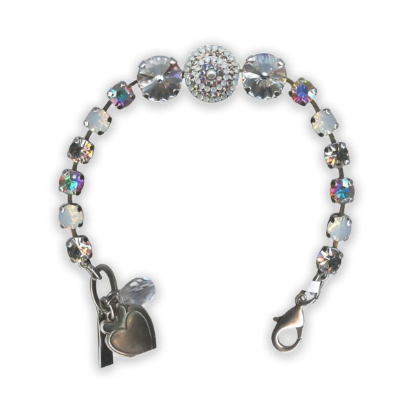 Bracelet by Mariana On A Clear Day Coll. Timeless Clear, White Opal, AB, & Pearl Swarovski Crystals