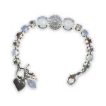 Bracelet by Mariana Cosmo Africa Coll. Lovely Pearl, Peridot, White Opal, Vintage Rose, Clear, & Air Blue Opal Swarovski Crystals - Image 3