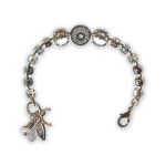 Bracelet by Mariana Zulu Africa Coll. Gorgeous Clear & Silver Night Swarovski Crystals - Image 2