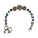 Bracelet by Mariana Selene Coll. Sassy Topaz, Caribbean Blue, Rose, Blue Zircon, Black Diamond, & Emerald Swarovski Crystals - Image 2