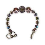 Mariana Bracelet Adorable Pinks, Purples & Greens Austrian Crystals Penelope Odyssey 2018 Coll. - Image 2