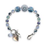 Bracelet by Mariana My Treasures Coll. Beautiful Aquamarine, Pacific Opal, Blue Opal, & AB Swarovski Crystals - Image 3