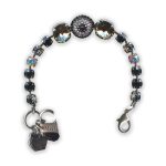 Bracelet by Mariana City Lights Coll. Glamorous Jet, Black Diamond, & AB Swarovski Crystals - Image 2