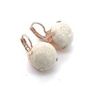 Earrings By Mariana Woman Beautiful Round Riverstone Mineral - Image 3