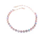 Necklace By Mariana Woman Beautiful Vintage Rose and Amethyst Swarovski Crystals