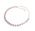 Necklace By Mariana Woman Beautiful Vintage Rose and Amethyst Swarovski Crystals - Image 2