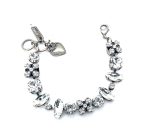 Bracelet By Mariana My Treasures Coll. Flower and Marquise Clear Swarovski Crystals - Image 3