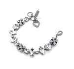 Bracelet By Mariana My Treasures Coll. Flower and Marquise Clear Swarovski Crystals
