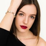 Bracelet By Mariana Woman Beautiful Cream Pearl and Opal Swarovski Crystals - Image 3