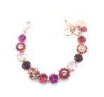 Bracelet By Mariana Amethyst, Rose Water Opal and Chrysotile Swarovski Crystals -RG - Image 3